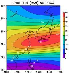 200hpa 동서바람장