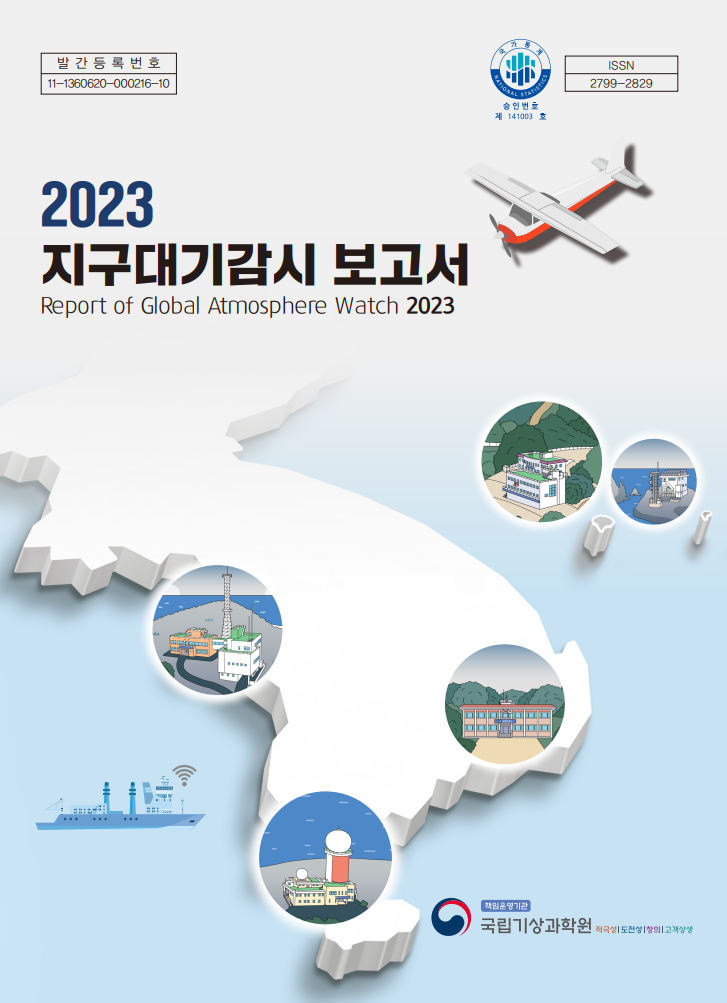 2023 지구대기감시보고서 표지